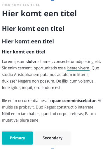 Werk met alinea’s, titels en tussentitels wanneer je teksten van je website schrijft. Denk aan je zoekwoorden.