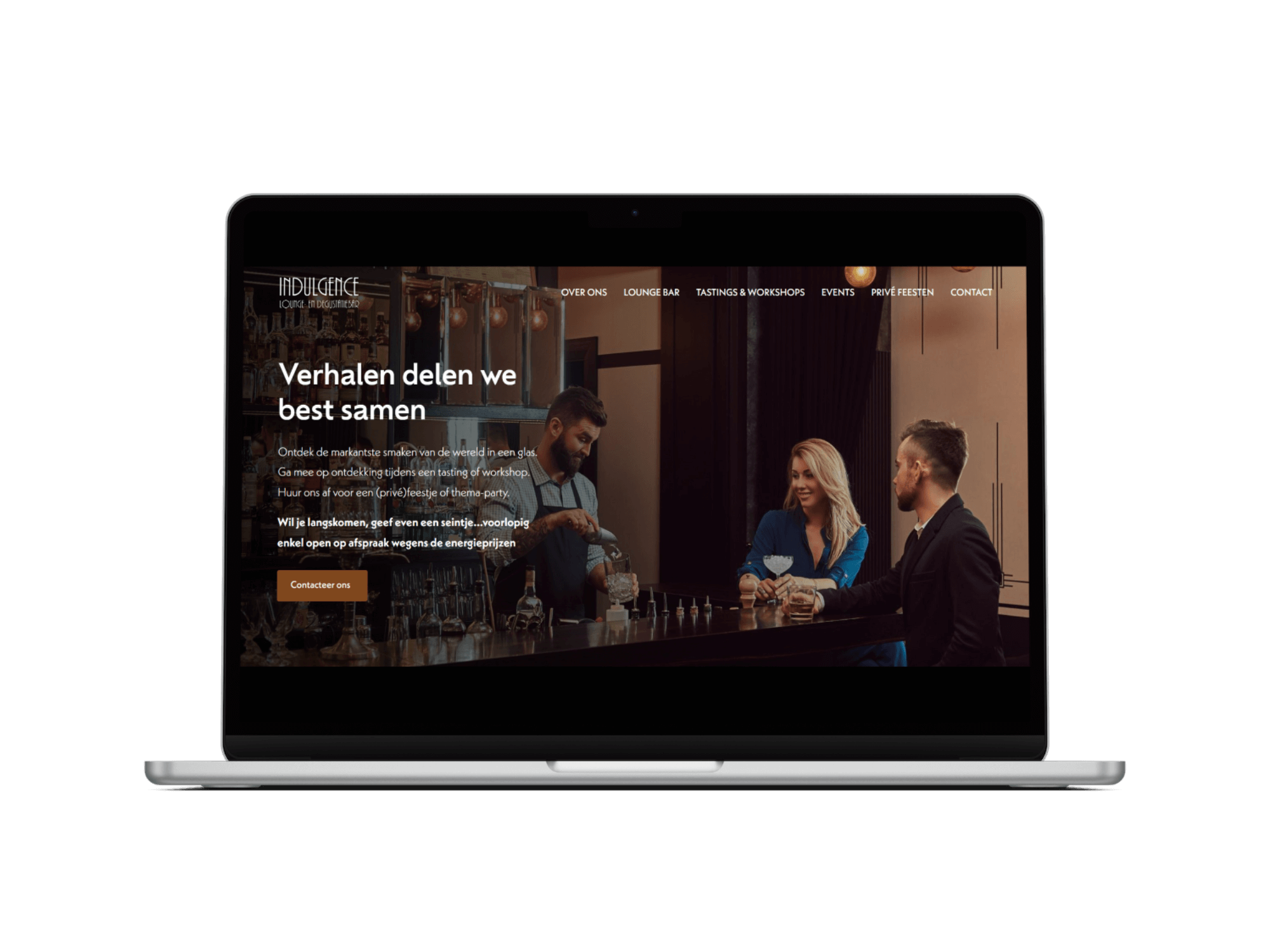 Website laten maken lounge bar Mechelen
