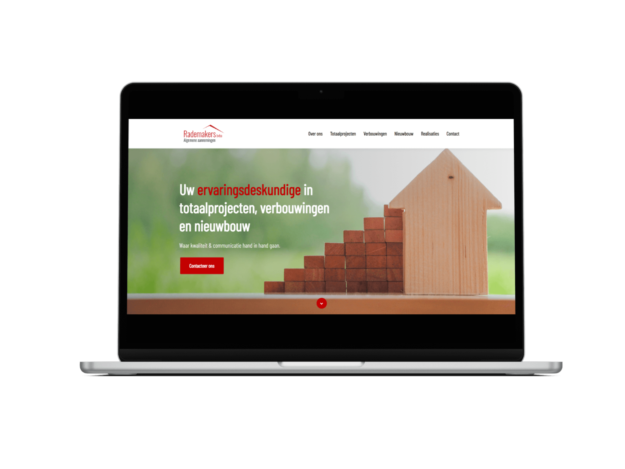 Een website laten maken in Schoten? Authentieke webdesign in Schoten. Een website laten maken voor algemene aannemer in Schoten